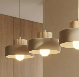 Závěsné svítidlo KIVI 3 – moka, 3× E27, šířka 73 cm