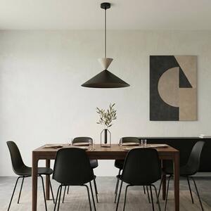 Závěsné svítidlo RALF 1M – černé / moka, 1× GX53, šířka 40 cm
