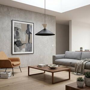Závěsné svítidlo RALF 1M – černé / moka, 1× GX53, šířka 40 cm