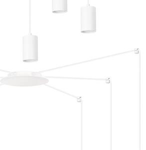 Závěsné svítidlo TRAKER 6 – bílé, 6× GU10, šířka 300 cm