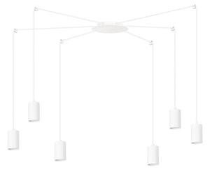 Závěsné svítidlo TRAKER 6 – bílé, 6× GU10, šířka 300 cm