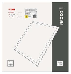 Emos lighting LED panel REXXO backlit 60×60, čtvercový vestavný bílý, 36W neutr. b., UGR