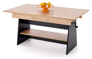 HALMAR Rozkládací konferenční stolek Erika dub artisan/černý