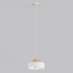 Závěsné svítidlo KIVI 1S – bílé, 1× E27, šířka 20 cm