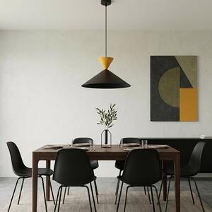 Závěsné svítidlo RALF 1M – černé / oranžové, 1× GX53, šířka 40 cm