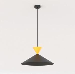 Závěsné svítidlo RALF 1M – černé / oranžové, 1× GX53, šířka 40 cm