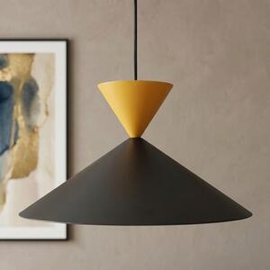 Závěsné svítidlo RALF 1M – černé / oranžové, 1× GX53, šířka 40 cm