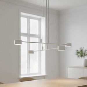 Závěsné svítidlo MODUS 4 – bílé, 5× GX53, šířka 70 cm