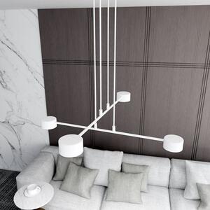 Závěsné svítidlo MODUS 4 – bílé, 5× GX53, šířka 70 cm