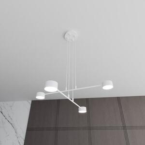 Závěsné svítidlo MODUS 4 – bílé, 5× GX53, šířka 70 cm
