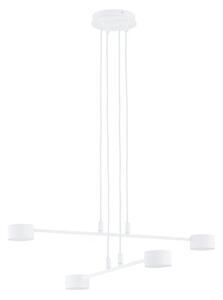 Závěsné svítidlo MODUS 4 – bílé, 5× GX53, šířka 70 cm