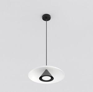 Závěsné svítidlo BABEL 1 – bílé / černé, 1× GX53, šířka 30 cm