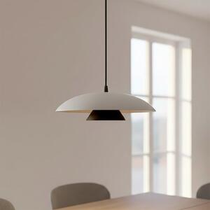 Závěsné svítidlo BABEL 1 – bílé / černé, 1× GX53, šířka 30 cm
