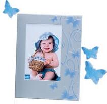 Dětský modrý fotorámeček 10x15 SMART BUTTERFLY