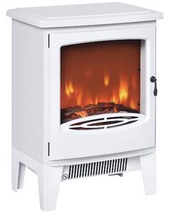 HOMCOM LED Elektrický Krb Volně Stojící Kamna s Plamenovým Efektem 900/1800W 39 x 26 x 54,8 cm | Aosom
