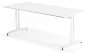 AJ Produkty Stůl SANNA, 1800x800x720 mm, bílá