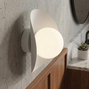 Nástěnné svítidlo FIERO M K1 – celobílé, sklo, 1× G9, šířka 16 cm