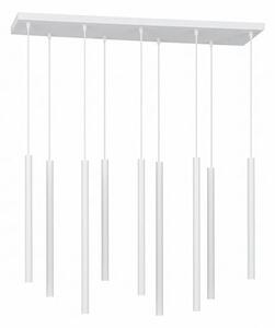 Závěsné svítidlo SELTER 9 – bílé, 9× G9, šířka 92 cm