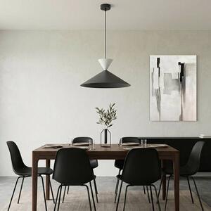 Závěsné svítidlo RALF 1M – černé / bílé, 1× GX53, šířka 40 cm
