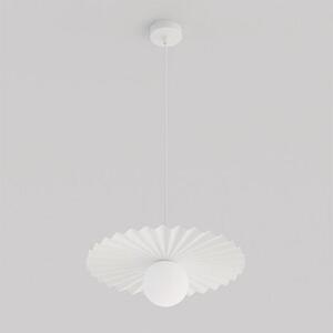 Závěsné svítidlo UMBRA 1 – celobílé, sklo, 1× G9, šířka 35 cm