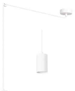 Závěsné svítidlo TRAKER 1 – bílé, 1× GU10, šířka 8 cm