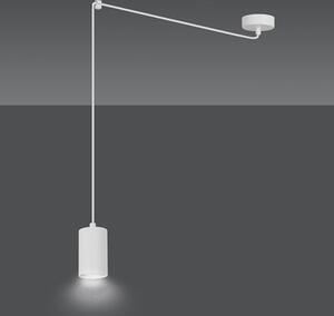 Závěsné svítidlo TRAKER 1 – bílé, 1× GU10, šířka 8 cm