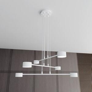 Závěsné svítidlo MODUS 6 – bílé, 6× GX53, šířka 70 cm