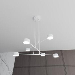 Závěsné svítidlo MODUS 6 – bílé, 6× GX53, šířka 70 cm