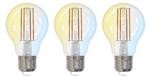 LUUMR Smart LED E27 A60 7W ZigBee Tuya Philips Hue sada 3 ks