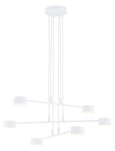 Závěsné svítidlo MODUS 6 – bílé, 6× GX53, šířka 70 cm