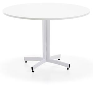 AJ Produkty Kulatý stůl SANNA, Ø1100x720 mm, bílá