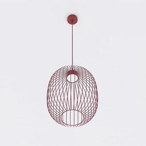 Závěsné svítidlo MANTRA 1 – vínové, 1× GX53, šířka 33 cm