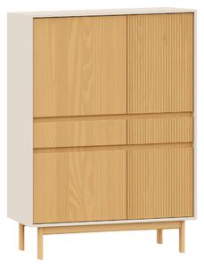 VYSOKÁ KOMODA, pinie, barvy pinie, kašmírová, 102/136/42 cm Livetastic - Vysoké komody, Online Only