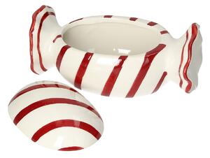 Nádoba Swirly red