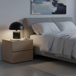 Stolní lampa KAVA LN1 – černá, 1× E27, šířka 30 cm