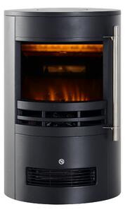 HOMCOM LED Elektrický Krb - Nástěnný Krb s Efektem Plamene 900/2000W 41x41x64.5cm | Aosom