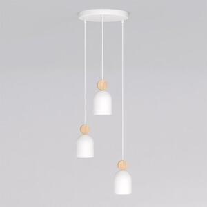 Závěsné svítidlo MESI 3 PREM – bílé, 3× GU10, šířka 34 cm