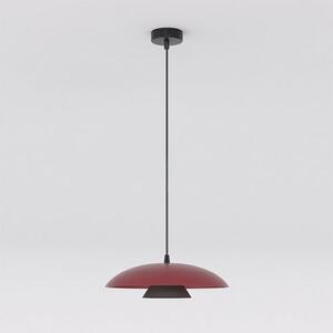 Závěsné svítidlo BABEL 1 – vínové / černé, 1× GX53, šířka 30 cm