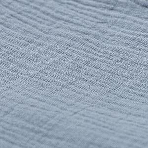 NEW BABY Dětská mušelínová deka modrá Bavlna Mušelín 70x100 cm