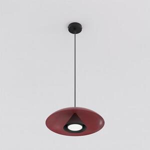 Závěsné svítidlo BABEL 1 – vínové / černé, 1× GX53, šířka 30 cm