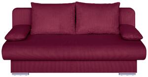 ROZKLÁDACÍ POHOVKA, textil, kompozitní dřevo, červená P & B - Rozkládací pohovky, Online Only