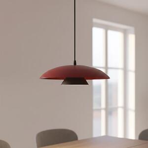 Závěsné svítidlo BABEL 1 – vínové / černé, 1× GX53, šířka 30 cm