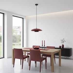 Závěsné svítidlo BABEL 1 – vínové / černé, 1× GX53, šířka 30 cm