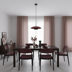 Závěsné svítidlo BABEL 1 – vínové / černé, 1× GX53, šířka 30 cm