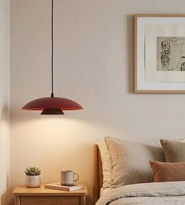 Závěsné svítidlo BABEL 1 – vínové / černé, 1× GX53, šířka 30 cm