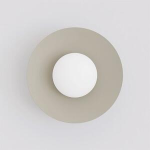 Nástěnné svítidlo MONO K1S – moka, opálové sklo, 1× E14, šířka 30 cm