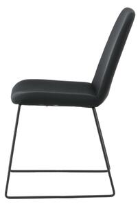Jídelní židle Muce, 2ks, černá, S43xD63xV84