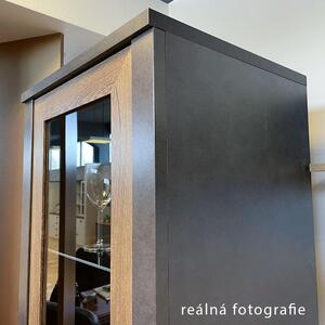 MONTANA s | šatní skříň S3D | 166 cm | lefkas/smooth grey