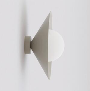 Nástěnné svítidlo MONO K1S – moka, opálové sklo, 1× E14, šířka 30 cm