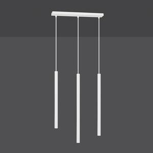 Závěsné svítidlo SELTER 3 – bílé, 3× G9, šířka 45 cm
